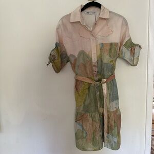 NWT Zara mini dress with belt size S